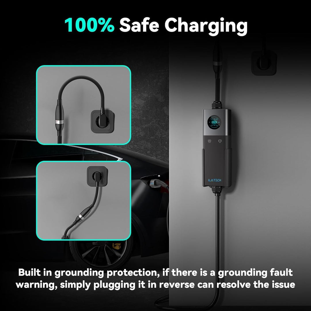 ILATECH Typ 2 mobiles Ladegerät 22kW – 5 Meter Kabel – Basic Set EU WiFi - E-NRGY