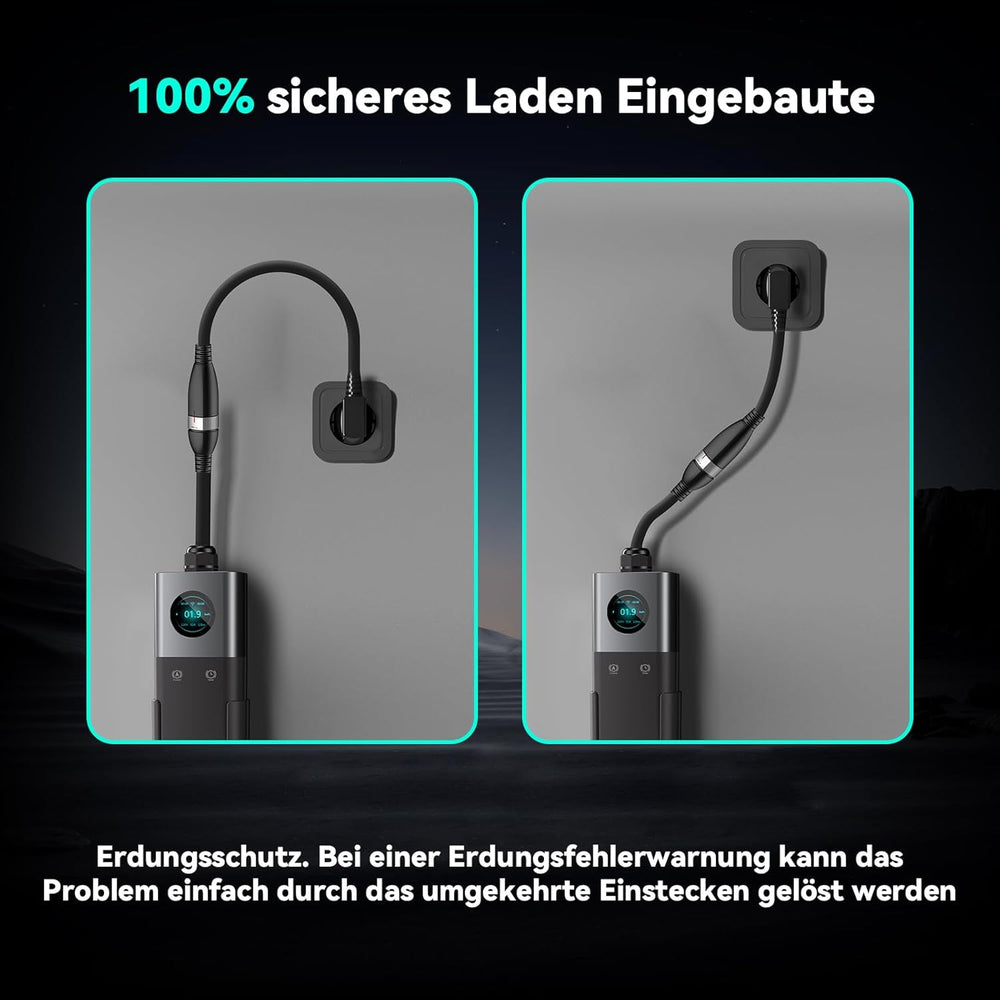 ILATECH Typ 2 mobiles Ladegerät 22kW - 5 Meter Kabel - Traveller Set Wifi - E-NRGY