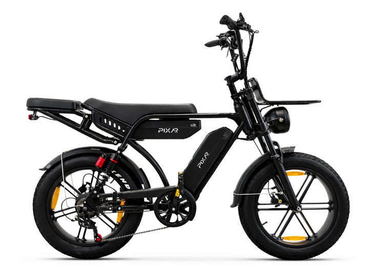 PIXAR® M9 Retro - E - Bike 25 km/h Elektrofahrrad 250W 240 km Reichweite - E - NRGY