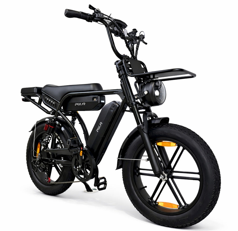 PIXAR® M9 Retro - E - Bike 25 km/h Elektrofahrrad 250W 240 km Reichweite - E - NRGY