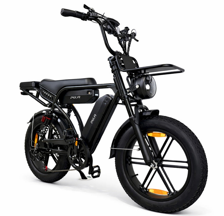PIXAR® M9 Retro - E - Bike 25 km/h Elektrofahrrad 250W 240 km Reichweite - E - NRGY